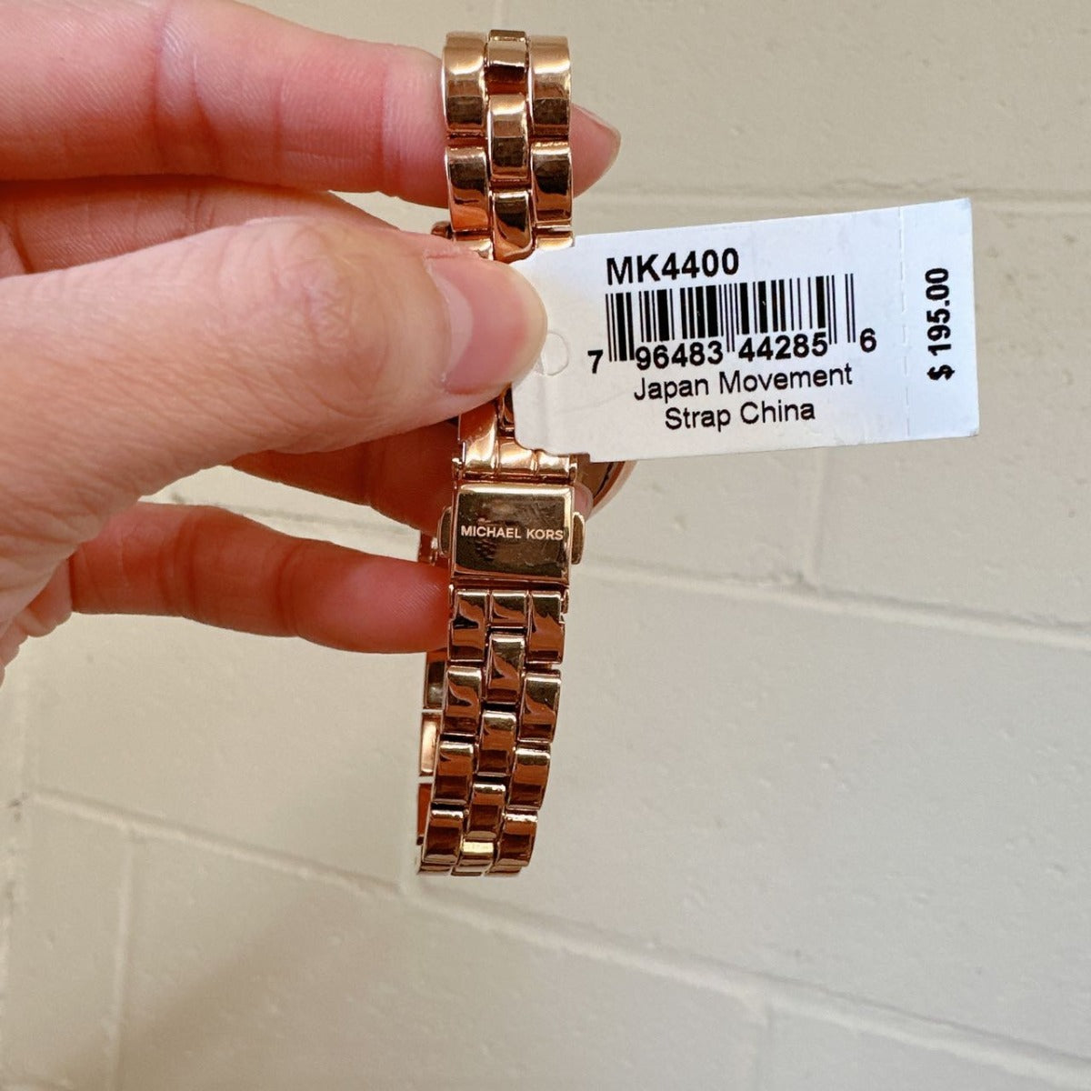 Michael Kors MK4400 Women's Charley Three-Hand Rose Gold-Tone Alloy Watch Michael Kors MK4400 Women's Charley Three-Hand Rose Gold-Tone Alloy Watch